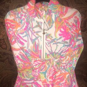 Lilly Pulitzer XXS Skipper Popover Scuba to Cuba